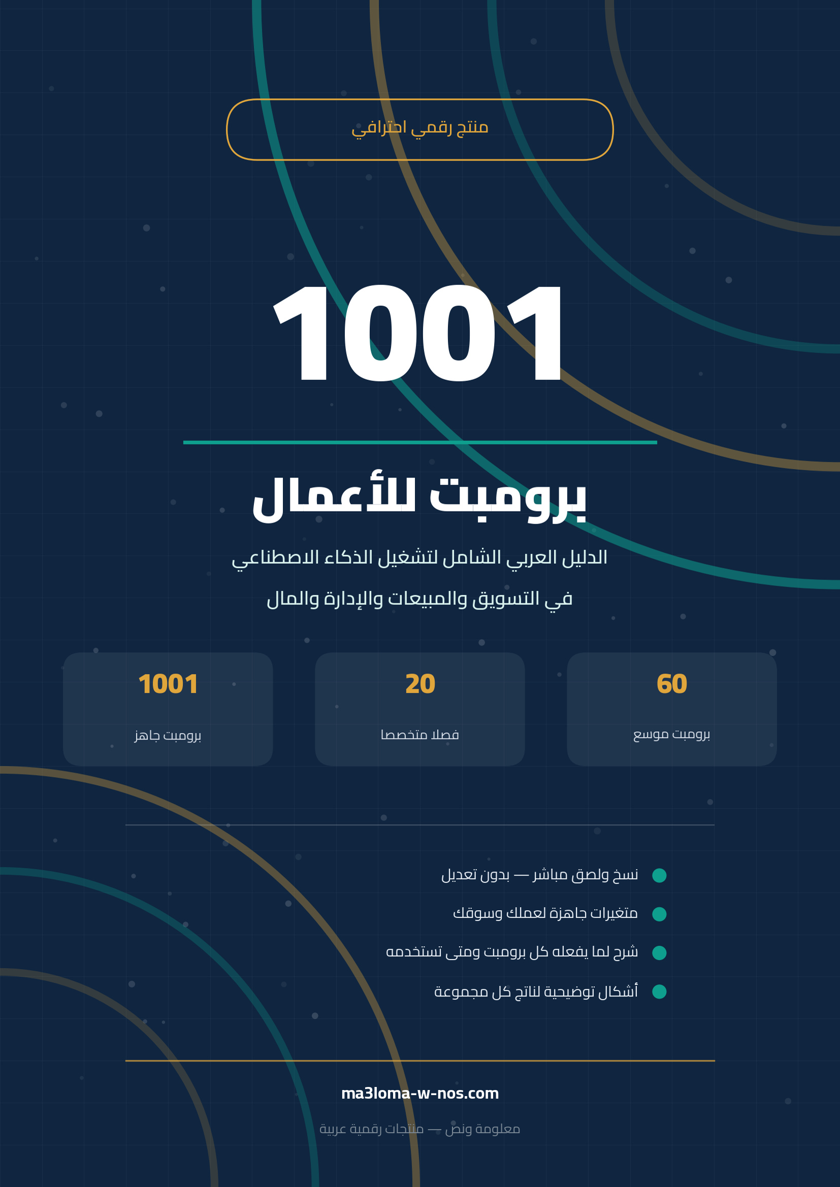 1001 برومبت للأعمال الدليل العربي الشامل لتوظيف الذكاء الاصطناعي في عملك